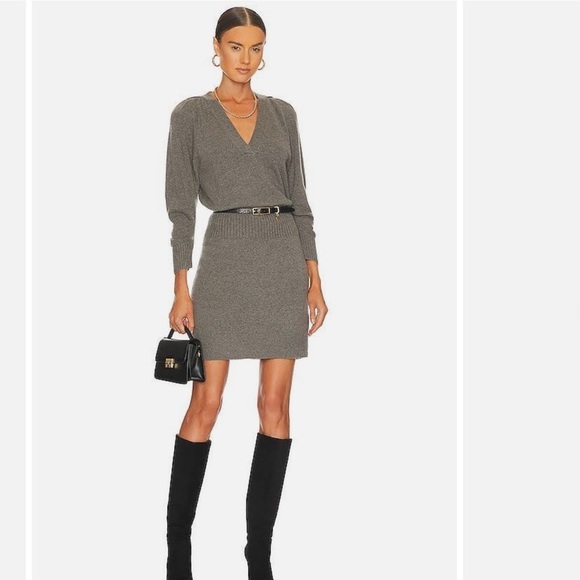 Idris Dress in Stoney Melange Brochu Walker - Picture 1 of 7